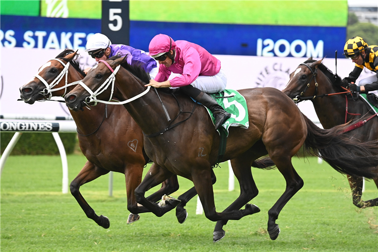 FANGIRL winning the Tab Light Fingers Stakes