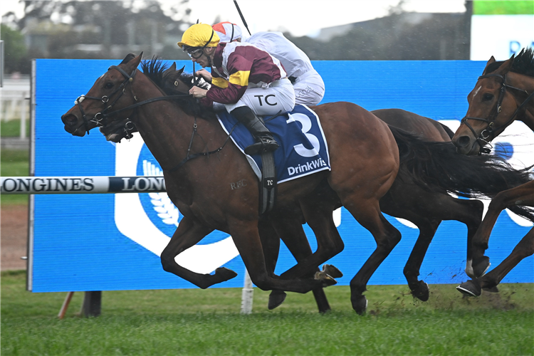 GROVE FERRY winning the FURPHY COLIN STEPHEN QUALITY at Rosehill in Australia.