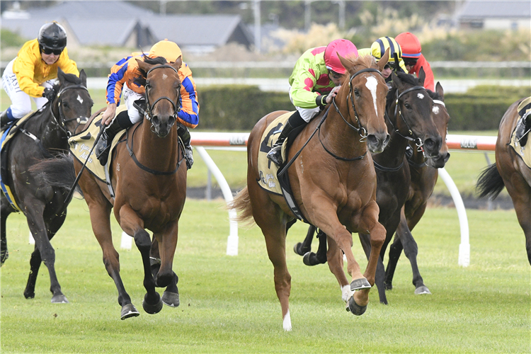 IMPENDABELLE winning the MODE TECHNOLOGY WAKEFIELD CHALLENGE STAKES