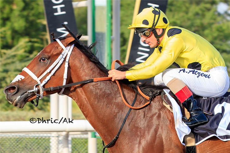 LOST EDEN winning the Jebel Ali Stakes Sponsored By ARM Holding