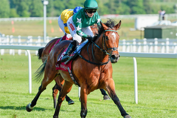 NASHWA winning the Haras De Bouquetot Fillies' Trial Stakes (Listed)