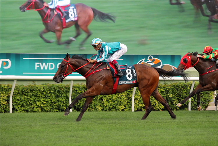 ROMANTIC WARRIOR winning the The Fwd Qeii Cup