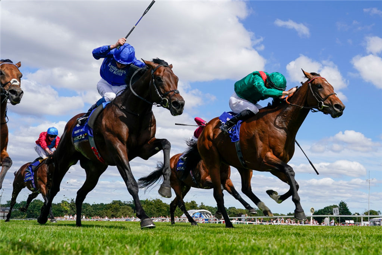 VADENI winning the Eclipse Stakes at Sandown Park in Esher, England.