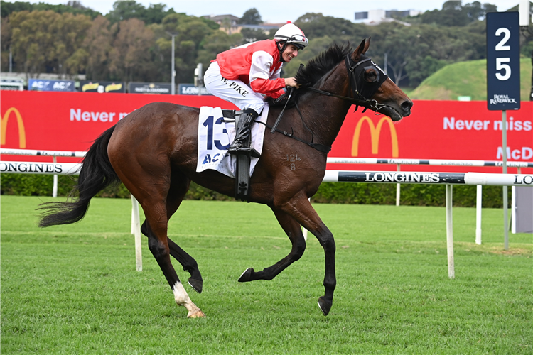 VERONA winning the Acy Sec. Frank Packer Plate at Randwick in Australia.