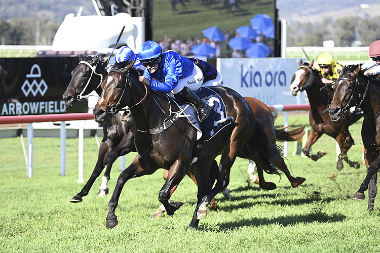 ZAPATEO winning the Coolmore Denise's Joy Stakes