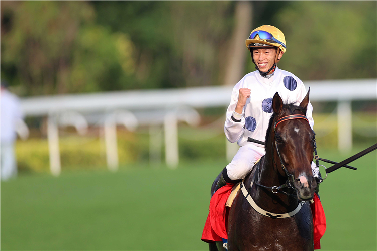 Vincent Ho is all smiles atop Golden Sixty.