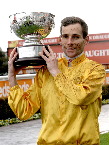 Jockey : JAMIE MOTT after CALLSIGN MAV won the Sir Rupert Clarke Stakes