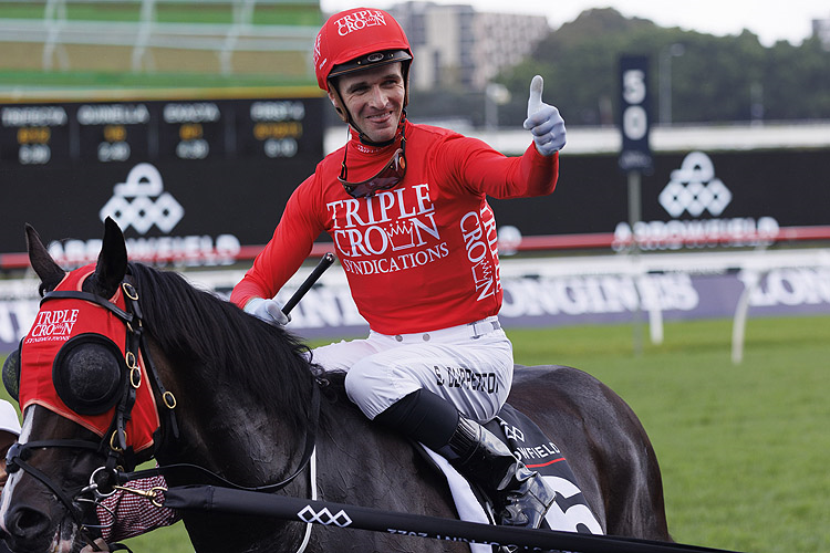 Jockey : SAM CLIPPERTON after, MAZU winning the Arrowfield Sprint