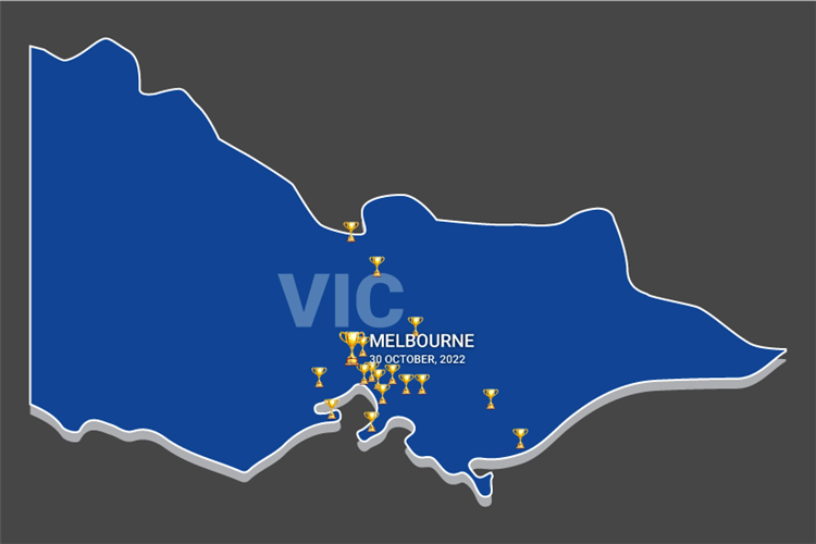 Melbourne Cup Tour Tracker - Melbourne, 30th October 2022.