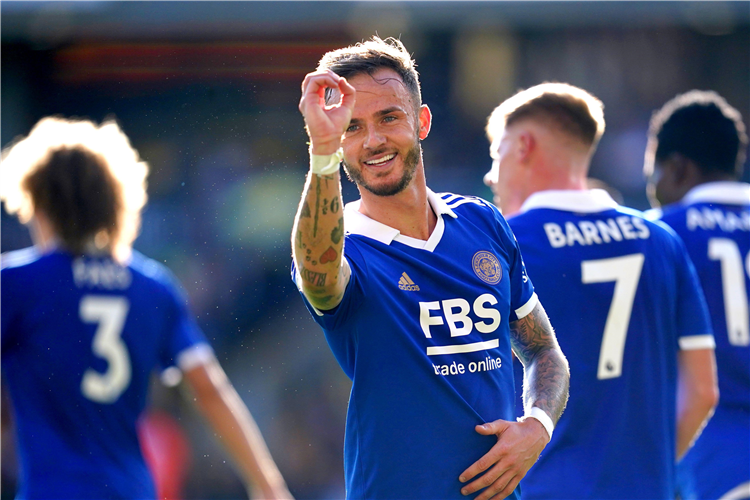 James Maddison at Leicester