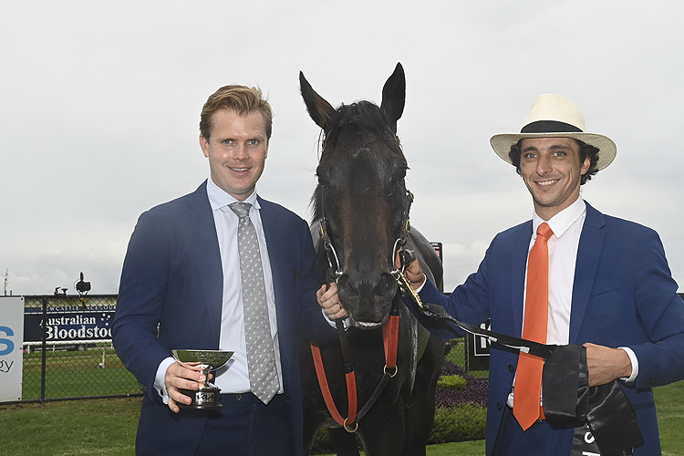 Trainer : EDWARD CUMMINGS after, DUAIS winning the Kia Tancred Stakes