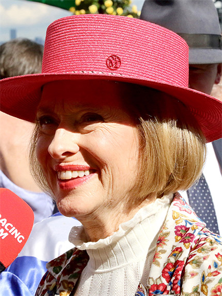 Trainer : GAI WATERHOUSE after, ALLIGATOR BLOOD winning the Kennedy Champions Mile