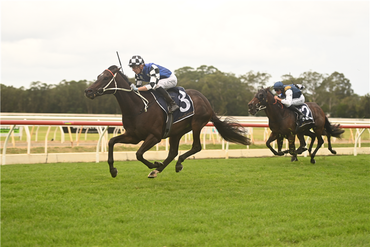 ACQUITTED winning the POLYTRACK PROVINCIAL-MIDWAY CHAMPIONSHIPS QUALIFIER at Wyong in Australia.
