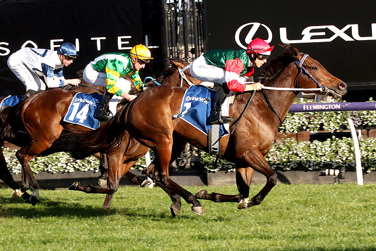 AMELIA'S JEWEL winning the Furphy Let's Elope Stakes