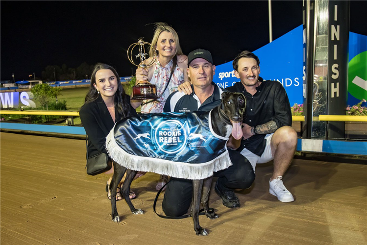 Dookie Devil - Showed his immense talent after being away from the track for 28 days(Photo courtesy Greyhound Racing Victoria)