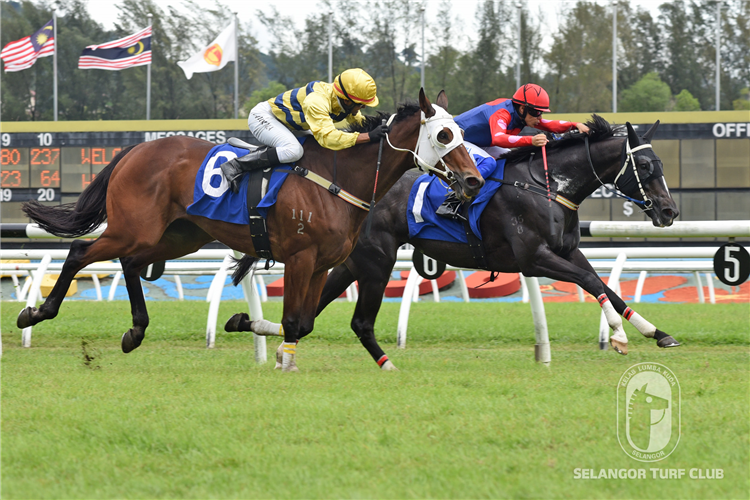 HAPPY MAGIC winning the SELANGOR Race 3