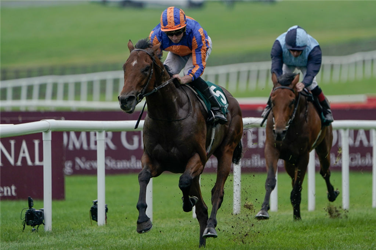 HENRY LONGFELLOW winning the National Stakes at Curragh in Kildare, Ireland.