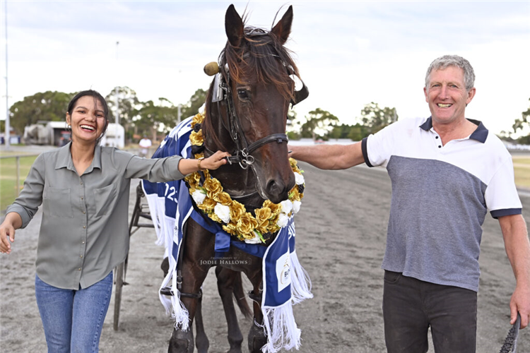 Very happy connections with Lavra Joe after their win in the 2023 Furphy Bunbury Cup.