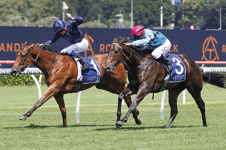 LEARNING TO FLY winning the YARRAMAN PARK REISLING STAKES