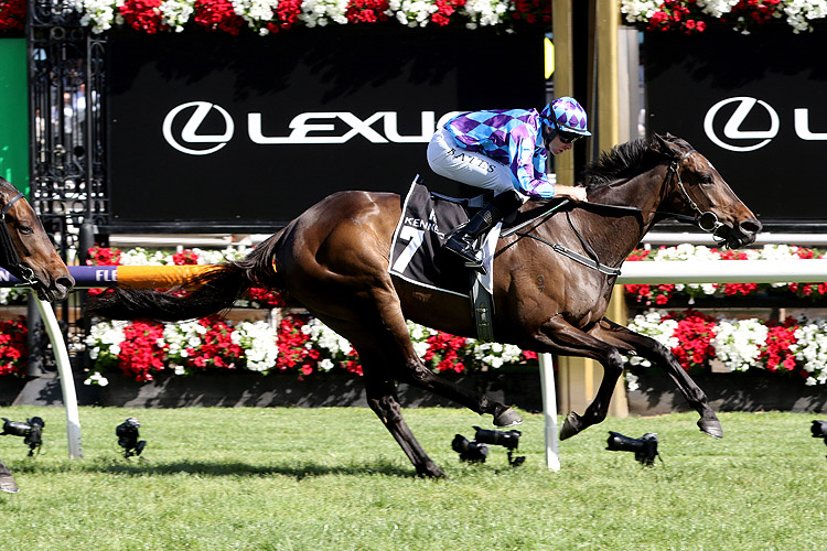 PRIDE OF JENNI winning the Kennedy Champions Mile