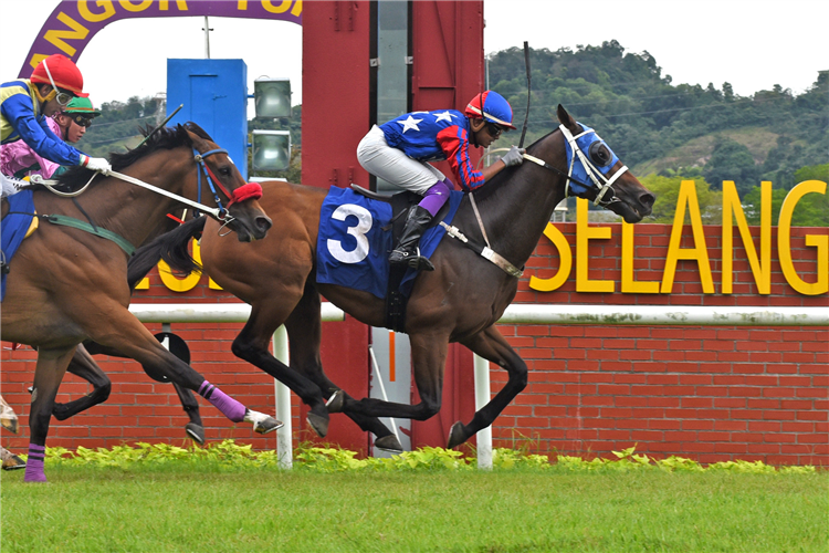 SKYDANCE ECLIPSE winning the SELANGOR Race 5