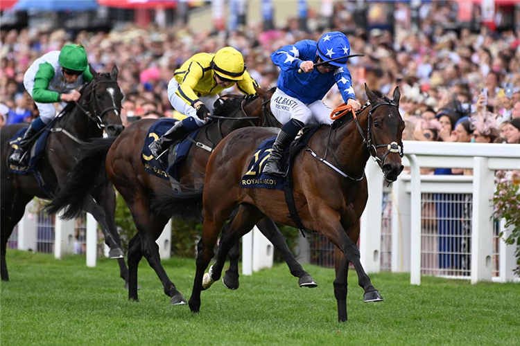 SNELLEN winning the Chesham Stakes at Ascot in England.