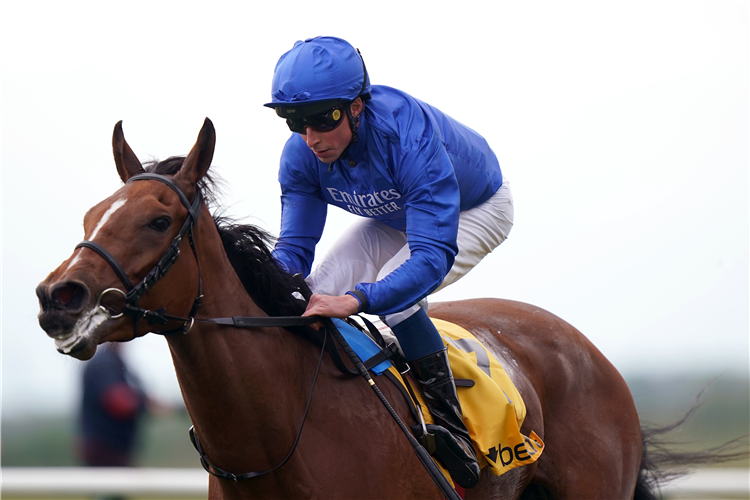 With The Moonlight ridden by jockey William Buick.