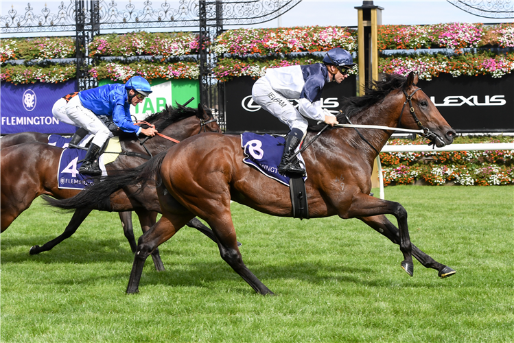 WHAT YOU NEED winning the Sunlight Classic at Flemington in Australia.