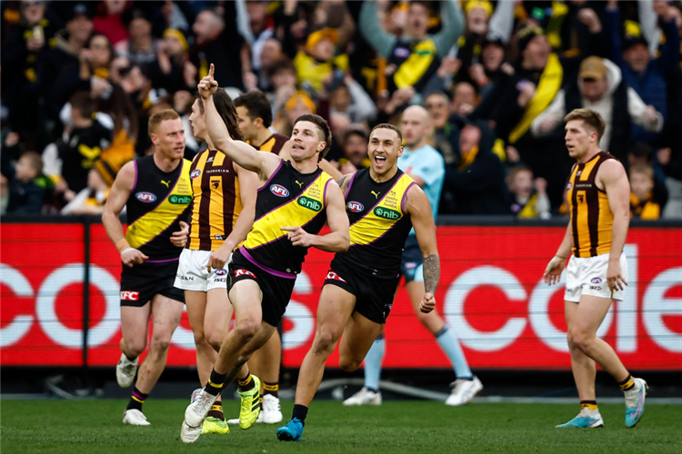 Richmond Tigers at the MCG.