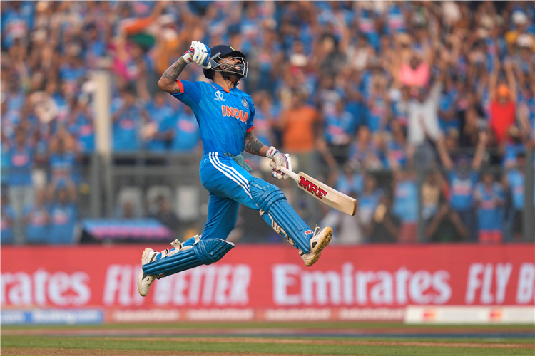 Virat Kohli of India.