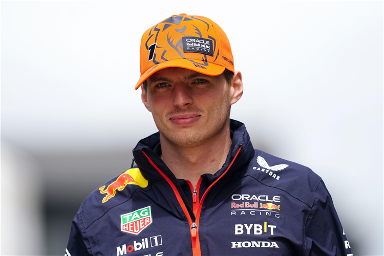 Red Bull's Max Verstappen on paddock day ahead of the British Grand Prix 2023 at Silverstone