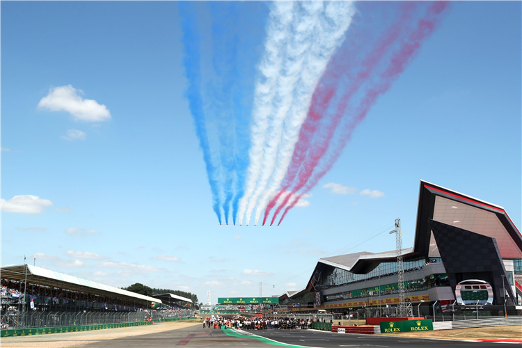 Silverstone F1 track in England.