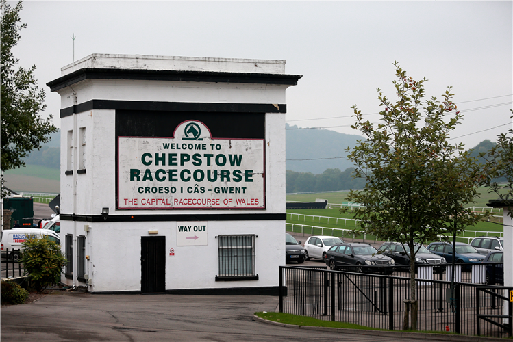 General view of Chepstow Racecourse.