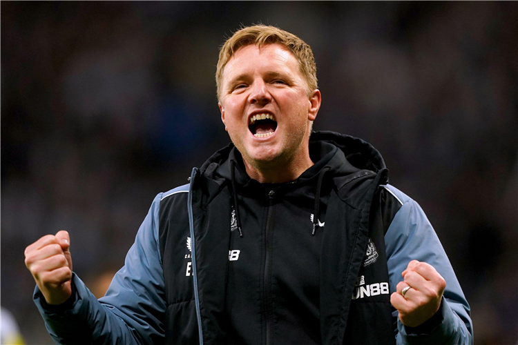 Eddie Howe, manager of Newcastle United.