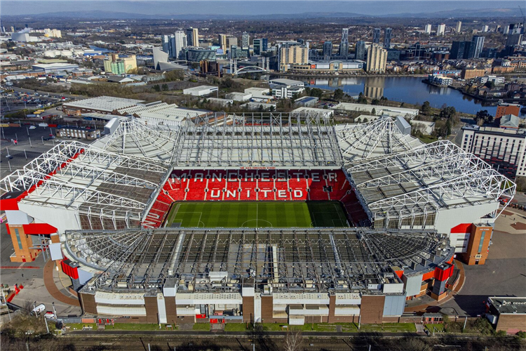 Old Trafford stadium.