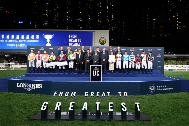 LONGINES International Jockeys’ Championship presentation ceremony.