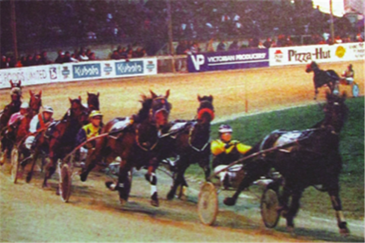Harness racing at the Royal Melbourne Showgrounds