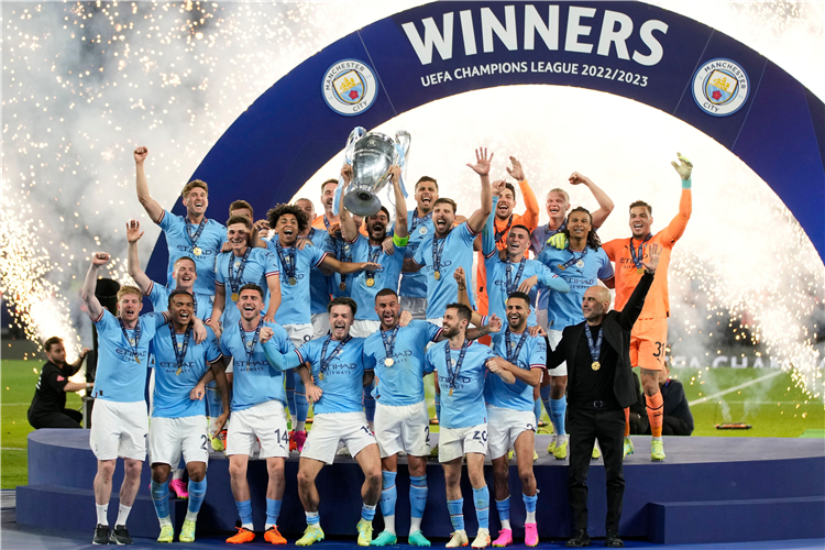 Manchester City Win Champions League To Complete Treble | Racing and Sports