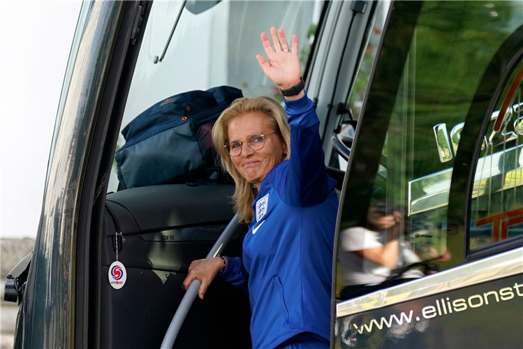 Sarina Wiegman, coach of the England women's national football team.