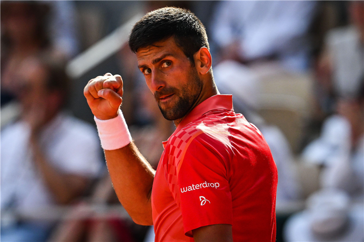 Novak Djokovic at French Open