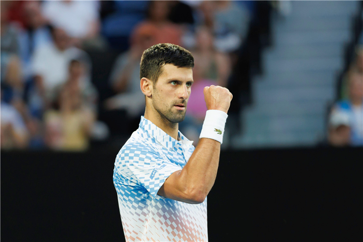 Novak Djokovic, Serbian tennis player.