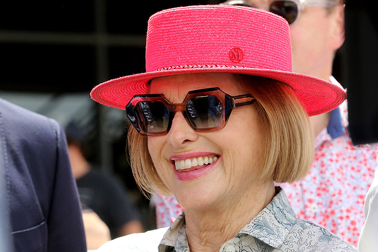 Trainer : GAI WATERHOUSE after, THE INSTRUCTOR winning the Ladbrokes Blue Diamond Preview (C&G)