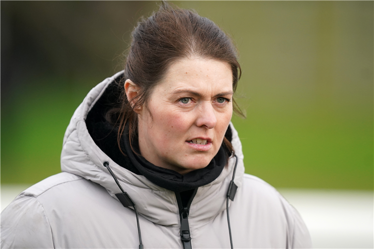 Trainer : Laura Morgan, who will ready promising novice chaser Loughderg Rocco for the Cheltenham Festival after his impressive success at her local track