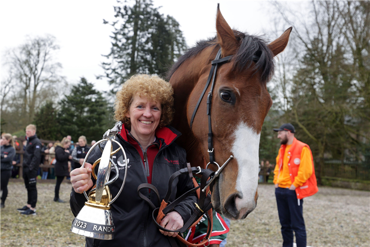 Corach Rambler and trainer Lucinda Russell.