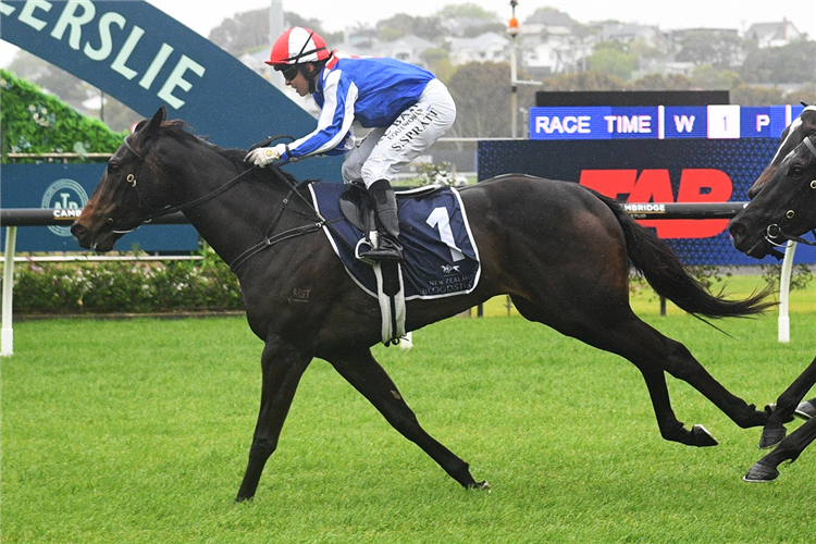 ALABAMA LASS winning the WINDSOR PARK STUD SOLILOQUY STAKES