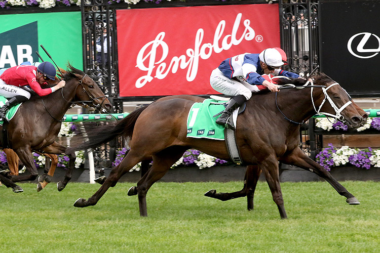 ATISHU winning the Empire Rose Stakes.