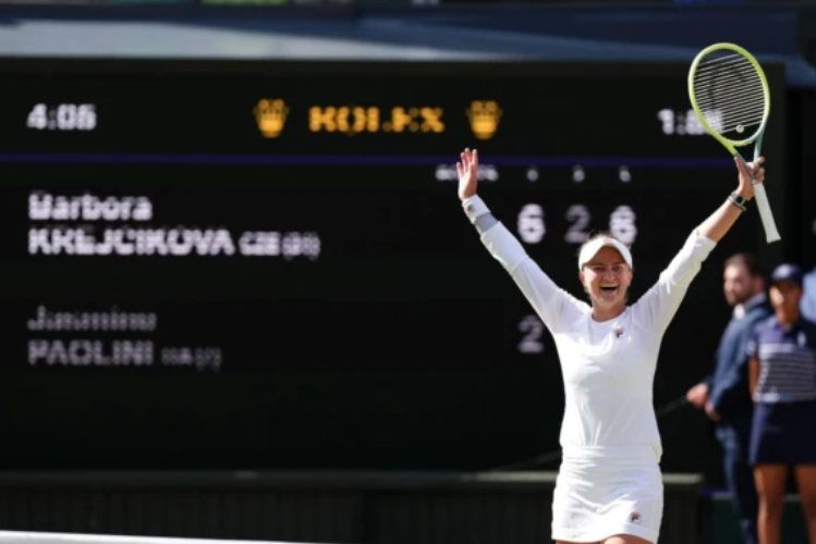 Barbora Krejcikova wins Wimbledon women's final