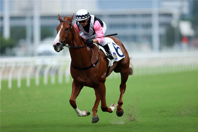 BEAUTY WAVES winning the THE NATIONAL DAY CUP (HANDICAP)