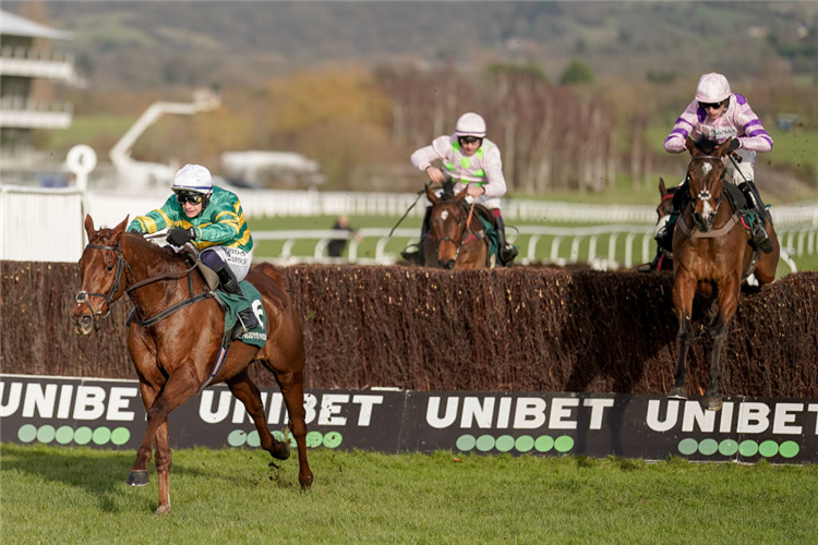 CAPODANNO winning the Cotswold Chase at Cheltenham in England.