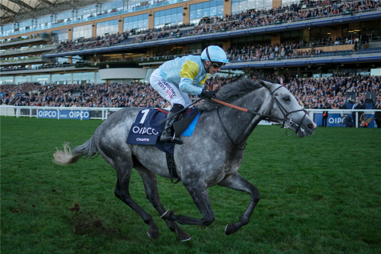 CHARYN winning the Queen Elizabeth II Stakes at Ascot in England.